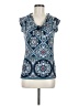 parkhurst Blue Sleeveless Blouse Size M - photo 1