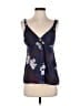 Jigsaw 100% Silk Blue Sleeveless Silk Top Size M - photo 1