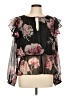 Walter Baker 100% Polyester Black 3/4 Sleeve Blouse Size L - photo 1
