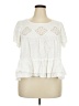 Rusttydustty Ivory Short Sleeve Blouse Size 1X - photo 1
