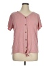 Weatherproof Pink Short Sleeve Blouse Size XL - photo 1