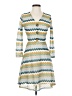 Alya 100% Polyester Argyle Teal Casual Dress Size S - photo 1