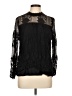 Ultra Pink Black Long Sleeve Blouse Size L - photo 1