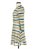 Alya 100% Polyester Argyle Teal Casual Dress Size S - photo 5