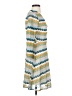Alya 100% Polyester Argyle Teal Casual Dress Size S - photo 4