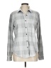 Maurices Plaid Gray Long Sleeve Button-Down Shirt Size L - photo 1