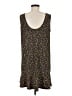 Mango Floral Black Casual Dress Size 8 - photo 2