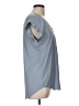 Express Gray Short Sleeve Blouse Size L - photo 4