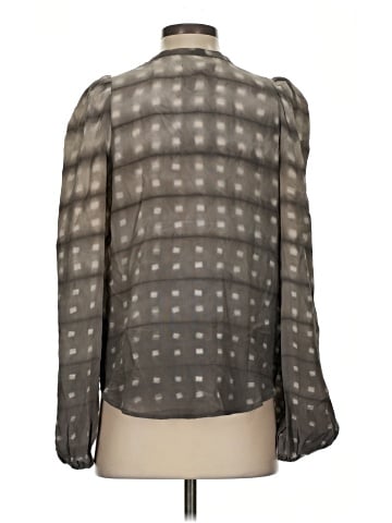 Current/Elliott Long Sleeve Silk Top (view 2)