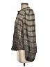 Current/Elliott 100% Silk Print Gray Long Sleeve Silk Top Size Sm (1) - photo 5