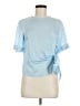 Ted Baker London 100% Viscose Blue Short Sleeve Blouse Size 6 (2) - photo 1