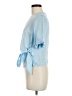 Ted Baker London 100% Viscose Blue Short Sleeve Blouse Size 6 (2) - photo 5