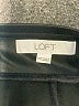 Ann Taylor LOFT 100% Polyester Black Casual Pants Size M - photo 7
