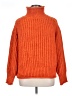VICI 100% Acrylic Solid Orange Turtleneck Sweater Size XL - photo 1