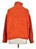 VICI 100% Acrylic Solid Orange Turtleneck Sweater Size XL - photo 2