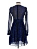 MICHAEL Michael Kors 100% Polyester Animal Print Blue Cocktail Dress Size 0 - photo 2