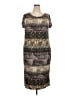Cato Print Gray Casual Dress Size 18/20W - photo 1