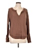 Adore Me Brown Long Sleeve Blouse Size L - photo 1