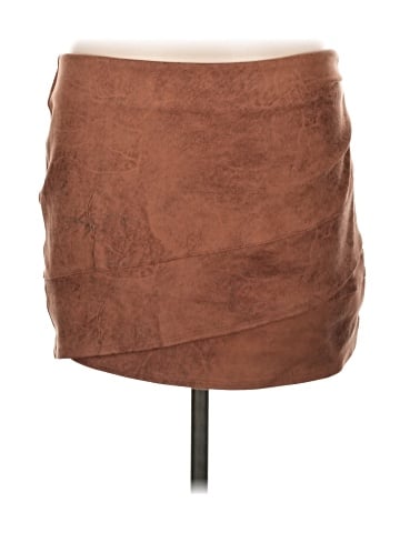 Free People Faux Leather Skirt (view 1)