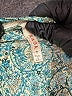Raga 100% Polyester Paisley Green Jumpsuit Size S - photo 4