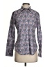 J.Crew 100% Cotton Paisley Gray Long Sleeve Button-Down Shirt Size S (estimated) - photo 1