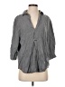 Zara Gray 3/4 Sleeve Button-Down Shirt Size S - photo 1