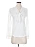 Massimo Dutti White Long Sleeve Polo Size 2 - photo 1