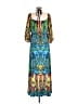 Venus Paisley Blue Casual Dress Size M - photo 2