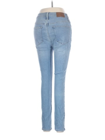 Madewell 11" High-Rise Skinny Crop Jeans in Webb Wash: TENCEL&trade; Denim Edition (view 2)