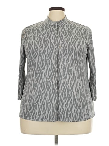 Easywear by Chico's 3/4 Sleeve Blouse (view 1)