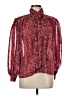 Gianni 100% Polyester Red Long Sleeve Blouse Size 8 - photo 1
