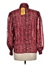 Gianni 100% Polyester Red Long Sleeve Blouse Size 8 - photo 2