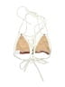 Montce Graphic Brown Swimsuit Top Size M - photo 2