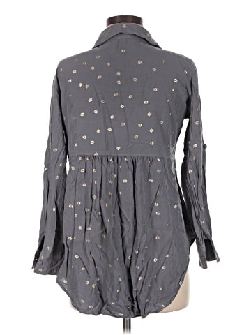 Solitaire 3/4 Sleeve Button-Down Shirt (view 2)