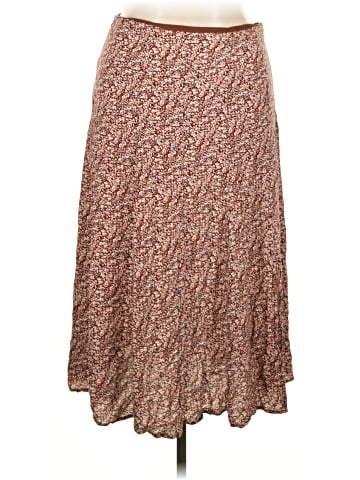 Madewell Seamed Midi Skirt in Cottage Garden (view 1)