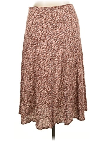 Madewell Seamed Midi Skirt in Cottage Garden (view 2)