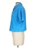 colsie 100% Polyester Blue Short Sleeve Blouse Size S - photo 5