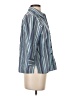 Studio Works Stripes Blue 3/4 Sleeve Button-Down Shirt Size S - photo 4