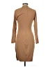 Cache Solid Tan Cocktail Dress Size M - photo 2