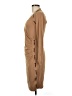 Cache Solid Tan Cocktail Dress Size M - photo 5