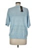 Prettygarden 100% Viscose Blue Pullover Sweater Size M - photo 2