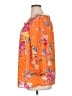 Chaps 100% Polyester Orange 3/4 Sleeve Blouse Size 1X - photo 5
