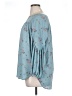 Ann Taylor LOFT Outlet 100% Polyester Blue 3/4 Sleeve Blouse Size XL - photo 5