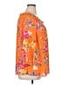 Chaps 100% Polyester Orange 3/4 Sleeve Blouse Size 1X - photo 4