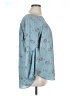Ann Taylor LOFT Outlet 100% Polyester Blue 3/4 Sleeve Blouse Size XL - photo 4