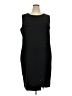 Kasper Solid Black Casual Dress Size 20 - photo 1