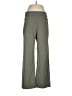 lucy Solid Green Casual Pants Size M - photo 1