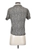 Beachgold 100% Rayon Animal Print Gray Short Sleeve Blouse Size XS - photo 2