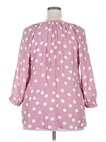 Indigo Rose 3/4 Sleeve Blouse (view 2)
