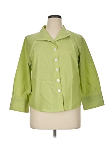 Coldwater Creek 3/4 Sleeve Button-Down Shirt (view 1)